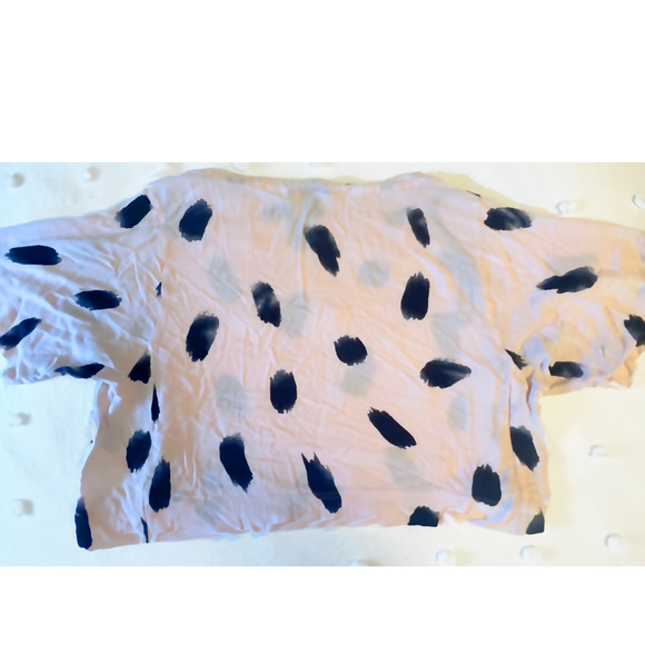 H&M Pink with Organic Black Dot Crop Short-Sleeve Tee, 12 - Picture 2 of 2